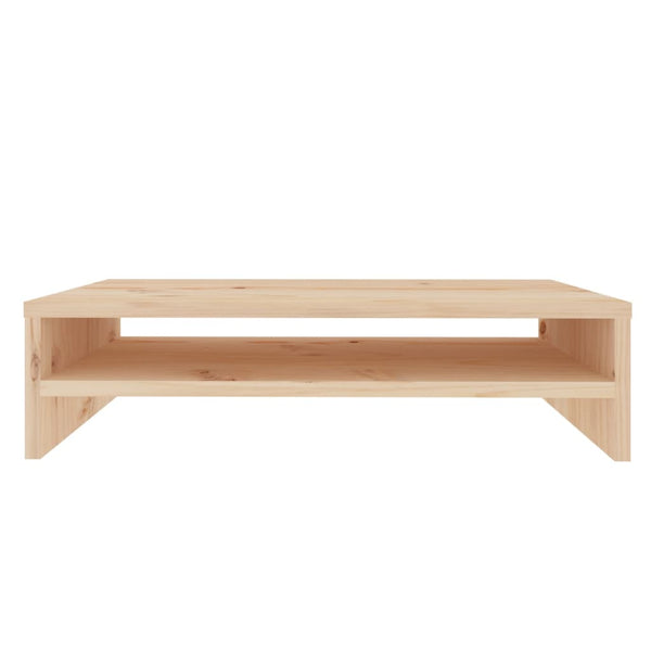 Monitorständer Kiefer Massivholz 50x24 cm