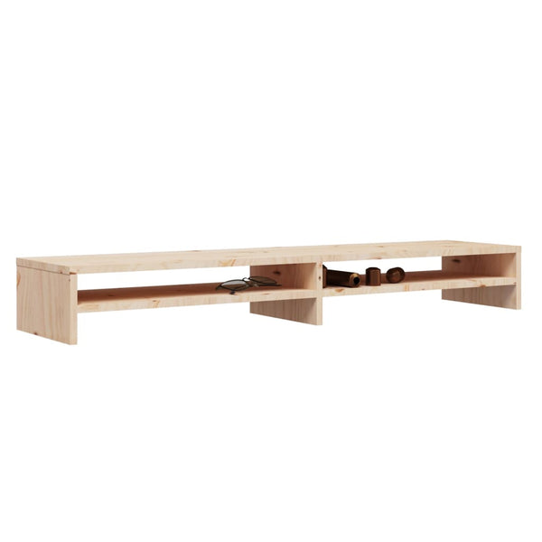 Monitorständer Kiefer Massivholz 100cm