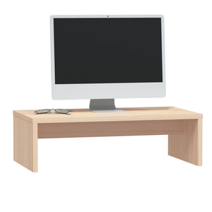 Monitorständer Kiefer Massivholz 50x27 cm