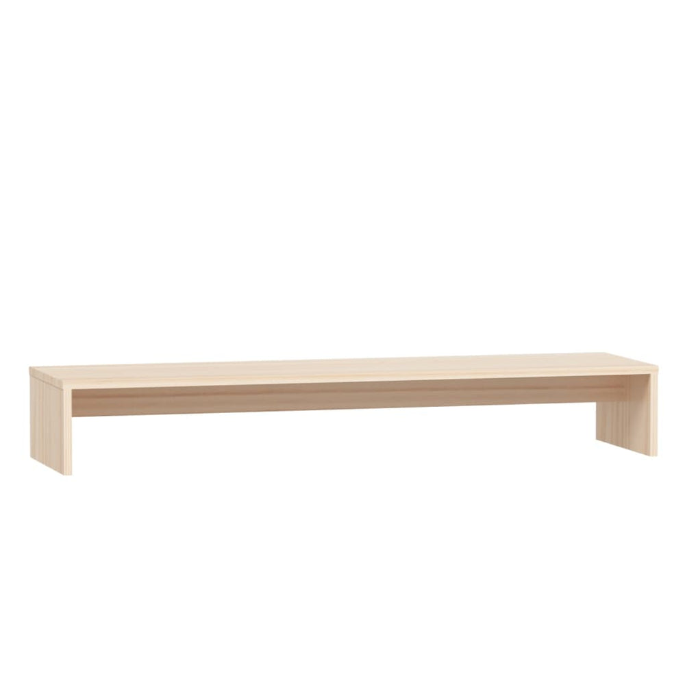 vidaXL Support d'écran 100x27x15 cm Bois de pin massif