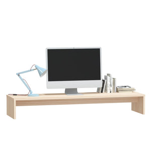 Monitorständer Kiefer Massivholz 100 cm