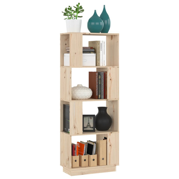 Bücherregal Raumteiler Kiefer Massivholz 132cm