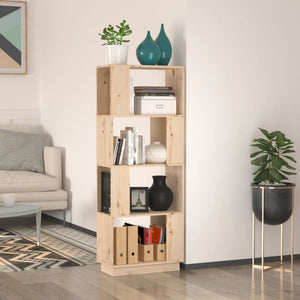 Bücherregal Raumteiler Kiefer Massivholz 132cm