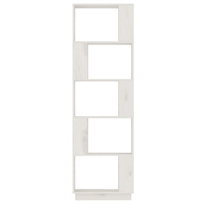 Weißes Kiefer Massivholz Bücherregal/Raumteiler
