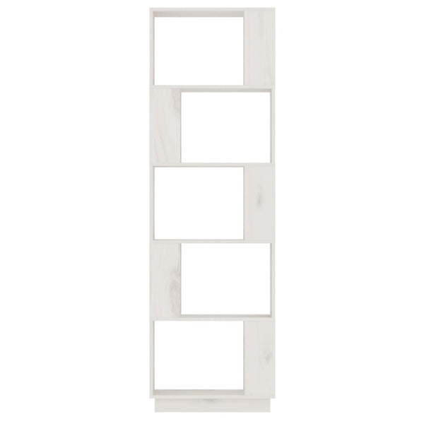 Weißes Kiefer Massivholz Bücherregal/Raumteiler