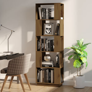 Massivholz Bücherregal Honigbraun 163,5cm