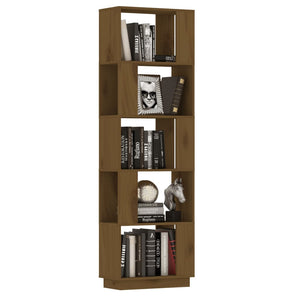 Massivholz Bücherregal Honigbraun 163,5cm