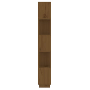 Massivholz Bücherregal Honigbraun 163,5cm