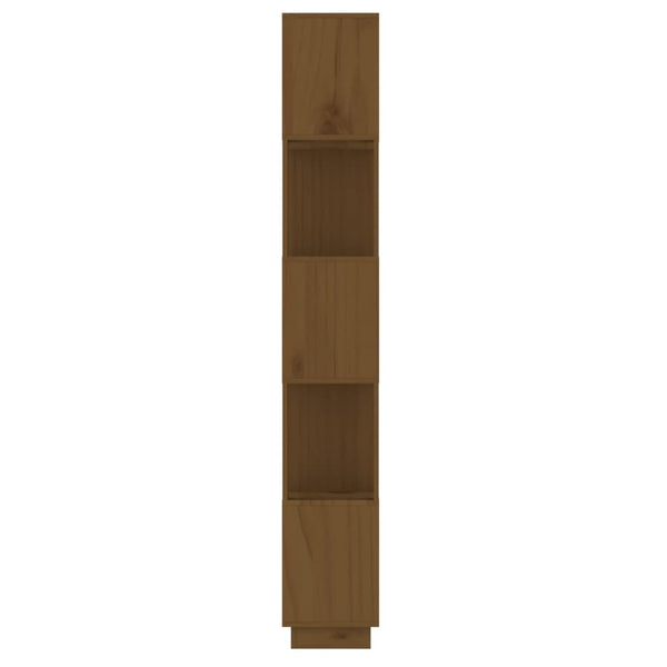Massivholz Bücherregal Honigbraun 163,5cm
