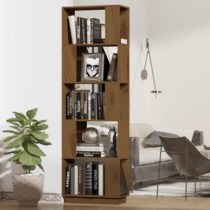 Massivholz Bücherregal Honigbraun 163,5cm