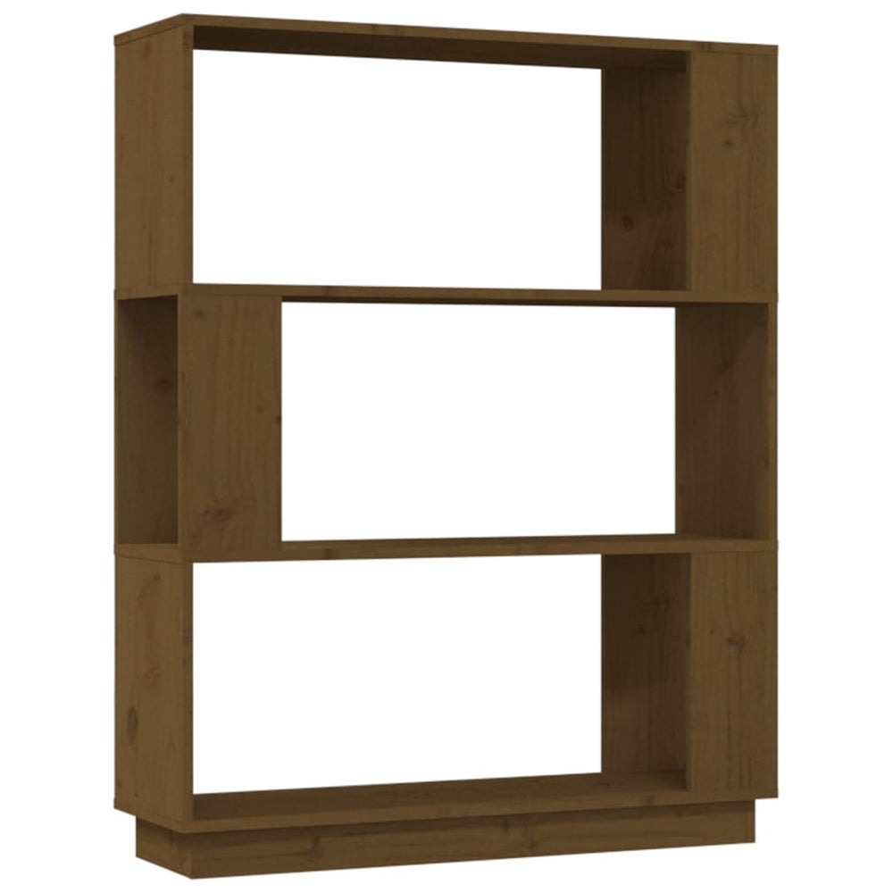 vidaXL Étagère/Séparateur de pièce marron miel 80x25x101 cm Bois massif