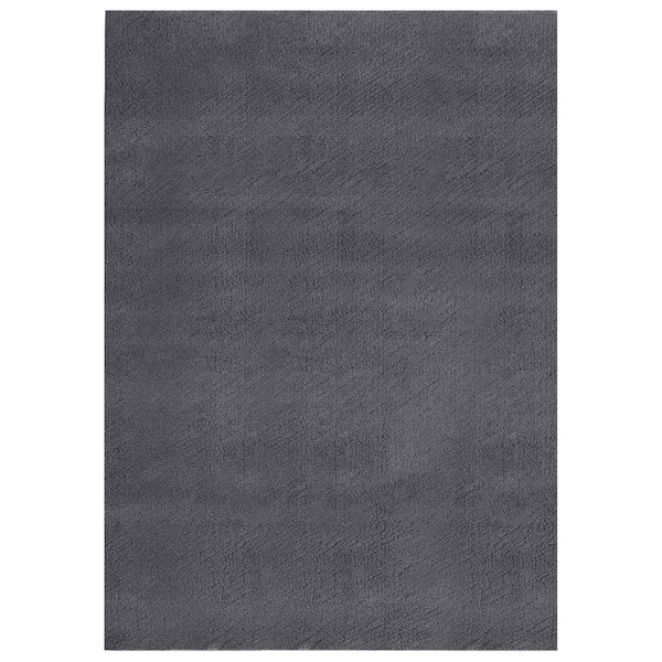 Waschbarer Teppich Kurzflor 160x230 Anthrazit