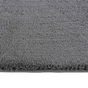 Waschbarer Teppich Kurzflor 160x230 Anthrazit