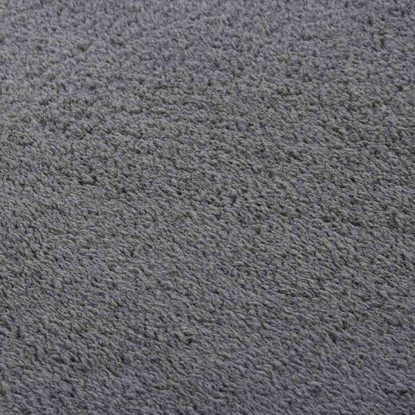 Waschbarer Teppich Kurzflor 160x230 Anthrazit