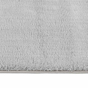 Waschbarer Teppich Kurzflor Grau 160x230 cm