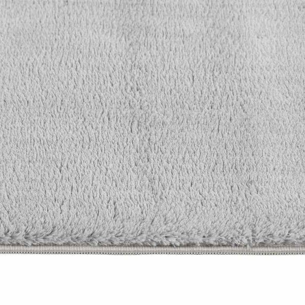 Waschbarer Teppich Kurzflor Grau 160x230 cm