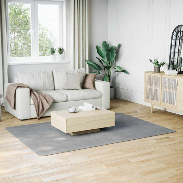 Waschbarer Teppich Kurzflor Grau 160x230 cm