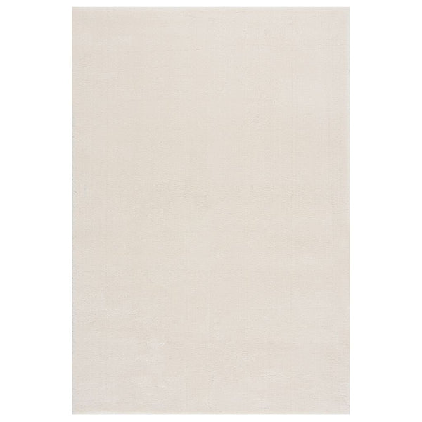 Waschbarer Teppich Kurzflor Creme 160x230 cm