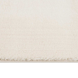 Waschbarer Teppich Kurzflor Creme 160x230 cm