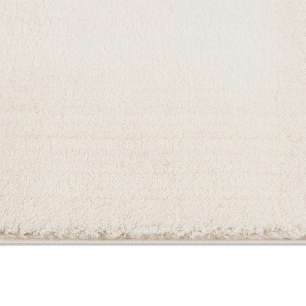 Waschbarer Teppich Kurzflor Creme 160x230 cm
