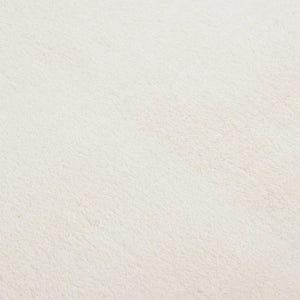 Waschbarer Teppich Kurzflor Creme 160x230 cm