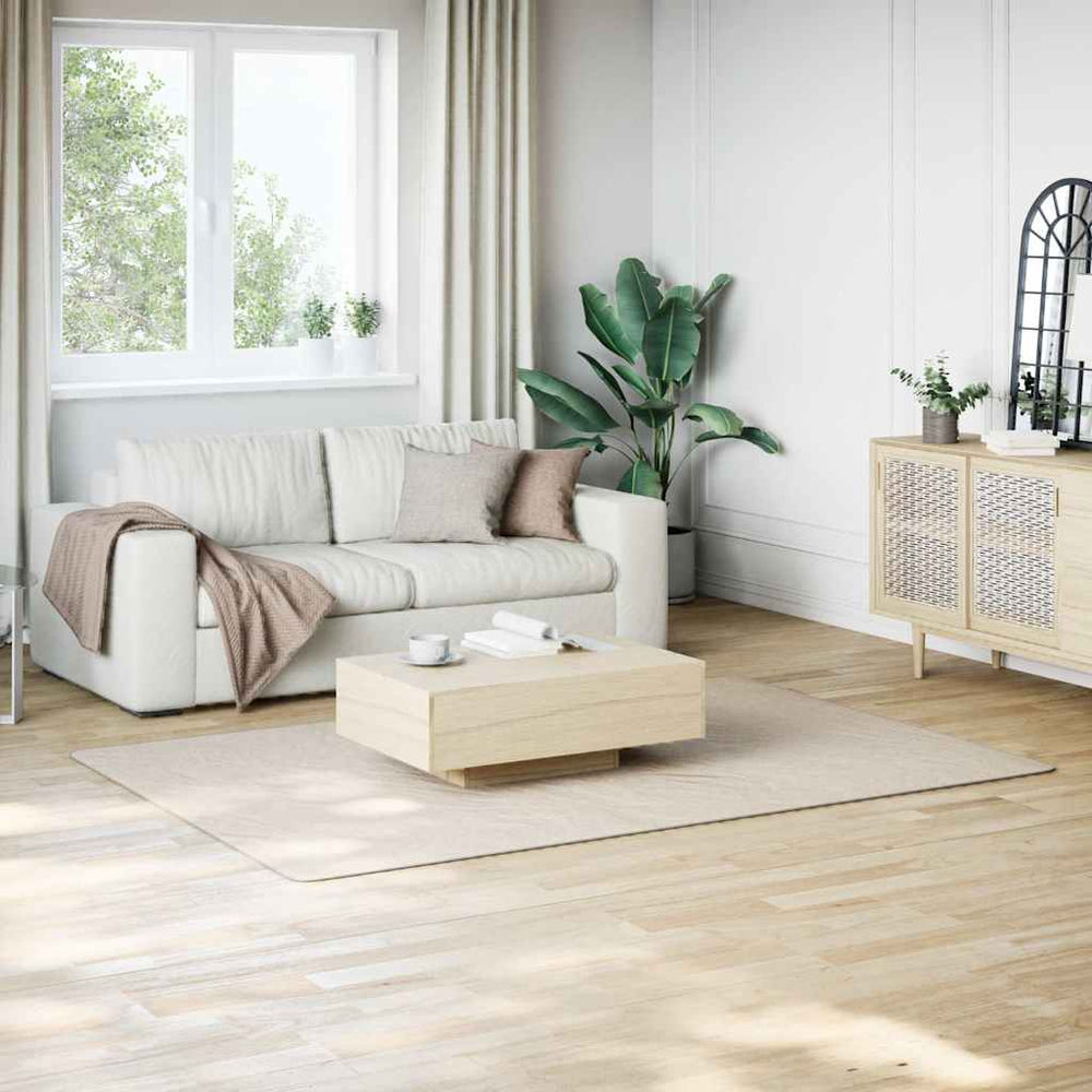 Waschbarer Teppich Kurzflor Creme 160x230 cm