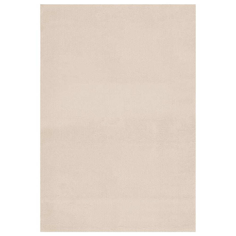Waschbarer Teppich Kurzflor Beige 160x230