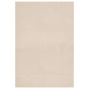 vidaXL Tapis lavable moelleux poils courts 160x230 antidérapant beige