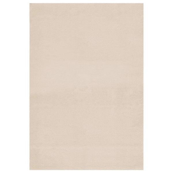 vidaXL Tapis lavable moelleux poils courts 160x230 antidérapant beige