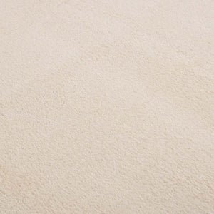 vidaXL Tapis lavable moelleux poils courts 160x230 antidérapant beige