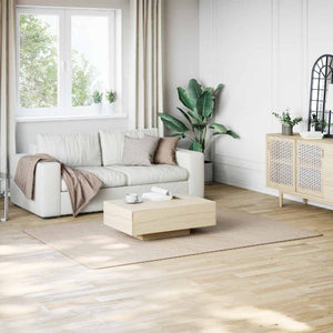 vidaXL Tapis lavable moelleux poils courts 160x230 antidérapant beige