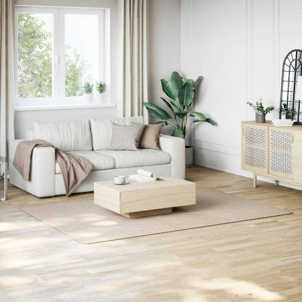 vidaXL Tapis lavable moelleux poils courts 160x230 antidérapant beige