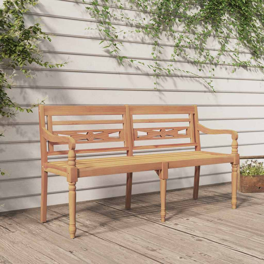 Massivholz Teak Batavia Sitzbank 150cm