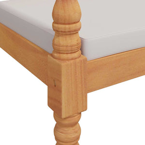 Batavia Bank mit Kissen, 150 cm, Teakholz