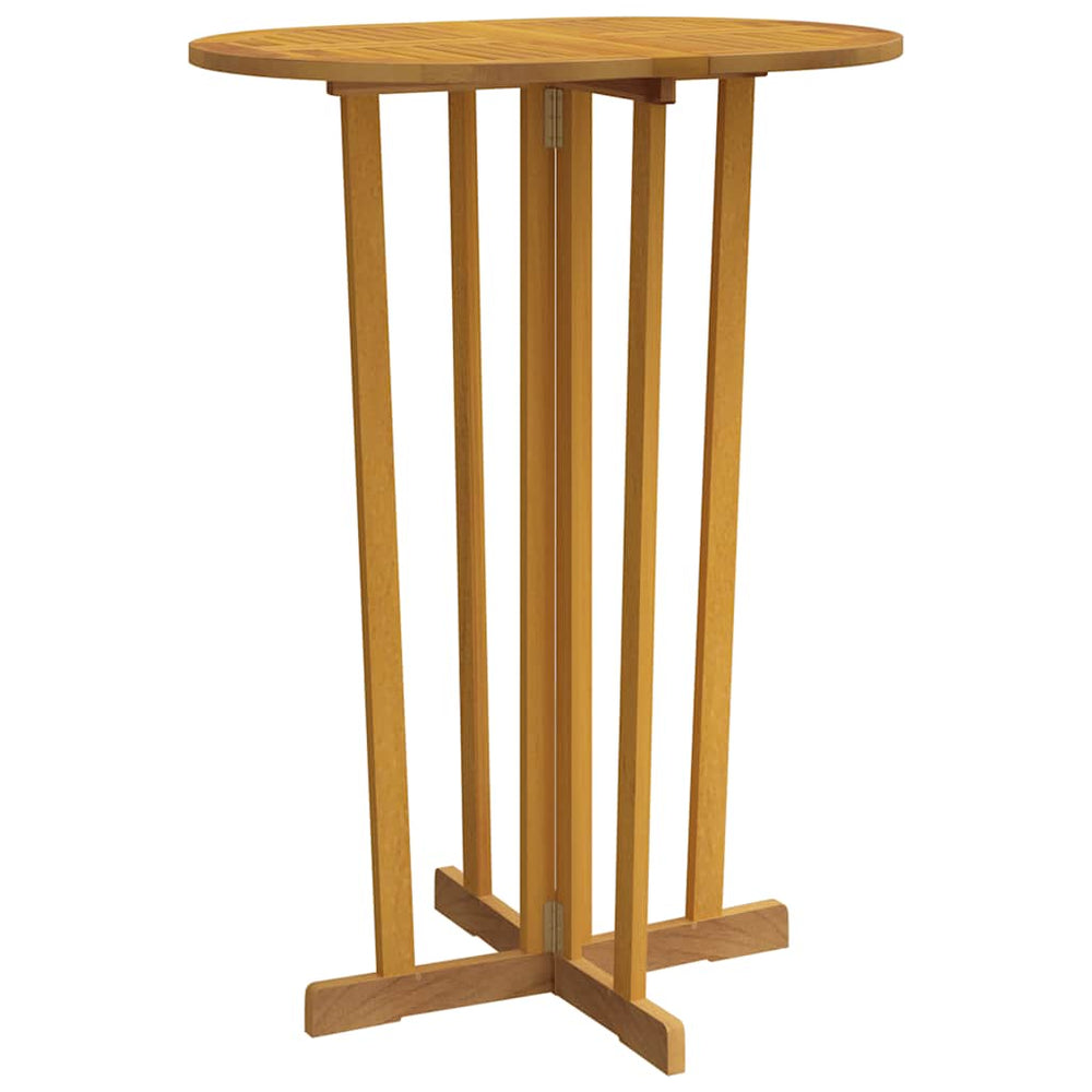 Klappbarer Bartisch Teak Massivholz 90x65x105cm