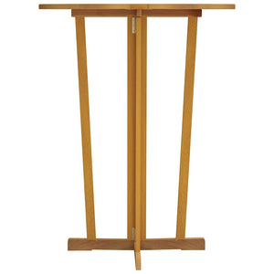 Klappbarer Bartisch Teak Massivholz 90x65x105cm