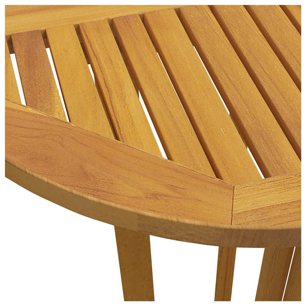 Klappbarer Bartisch Teak Massivholz 90x65x105cm
