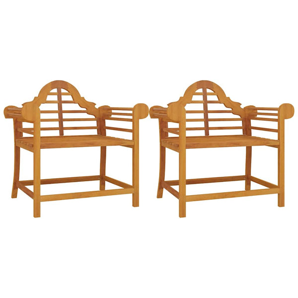 Teak Gartenstühle 2er Set