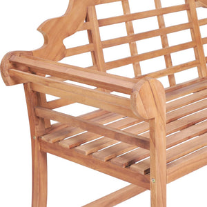 Teak Gartenbank, 127 cm