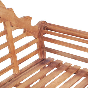 Teak Gartenbank, 127 cm