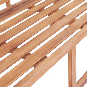 Teak Gartenbank, 127 cm