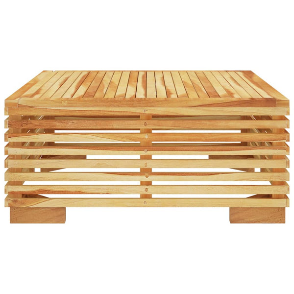 vidaXL Garden Coffee Table 69.5x69.5x31 cm Solid Teak Wood
