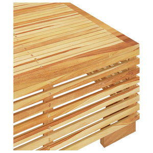 vidaXL Garden Coffee Table 69.5x69.5x31 cm Solid Teak Wood