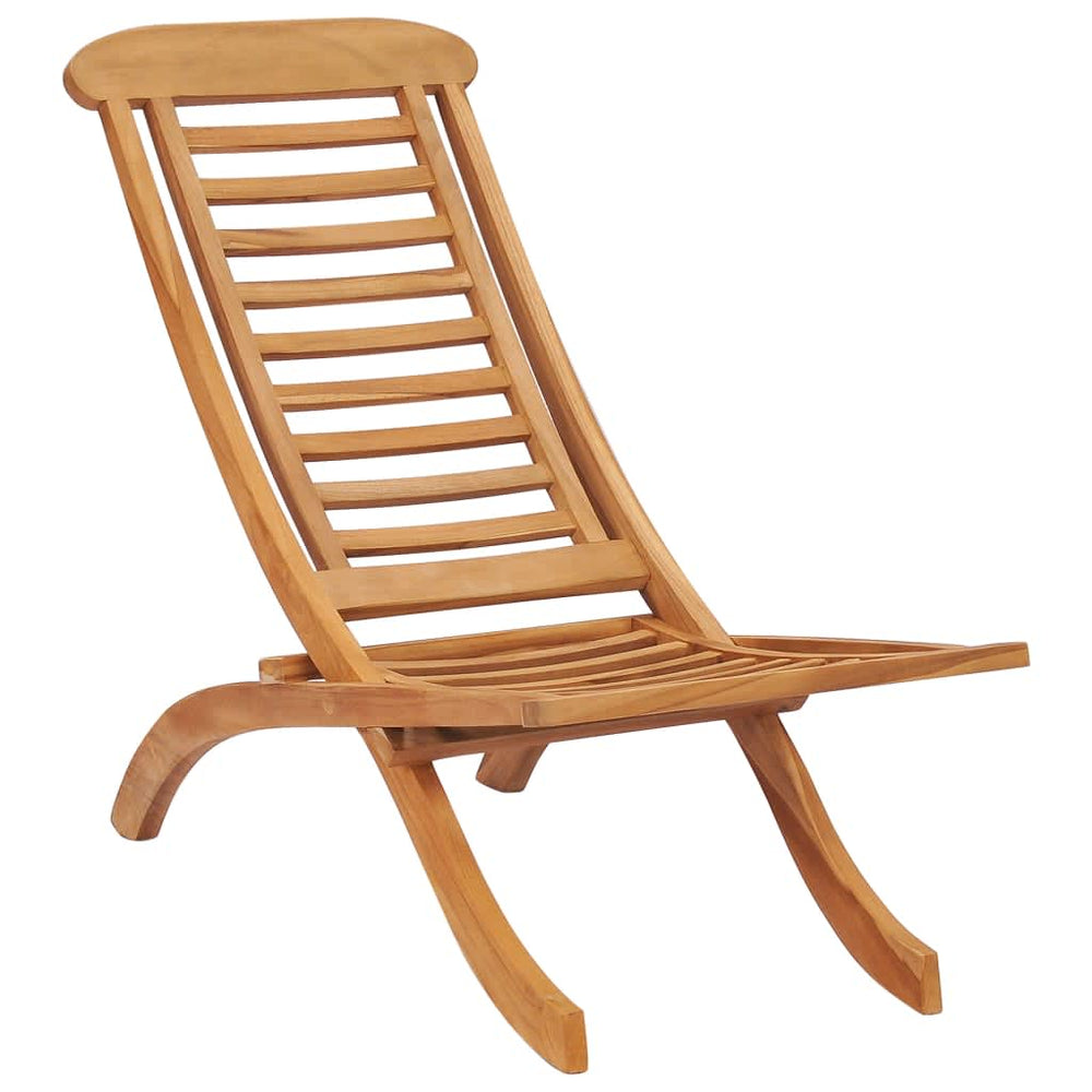 Klappbarer Gartenstuhl aus Teakholz