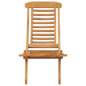 vidaXL Folding Garden Chair 50x90x69 cm Solid Teak Wood
