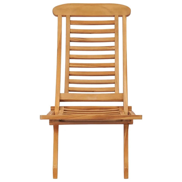vidaXL Folding Garden Chair 50x90x69 cm Solid Teak Wood