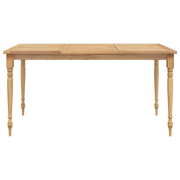 vidaXL Table Batavia 150x90x75 cm Bois de teck massif