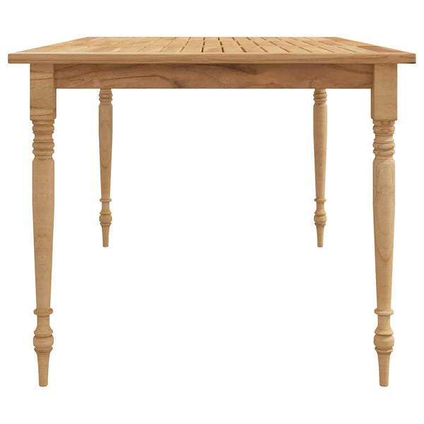 vidaXL Table Batavia 150x90x75 cm Bois de teck massif