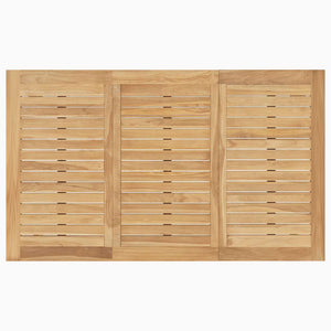 vidaXL Table Batavia 150x90x75 cm Bois de teck massif