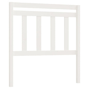 Weißes Kopfteil 106 cm Kiefer Massivholz